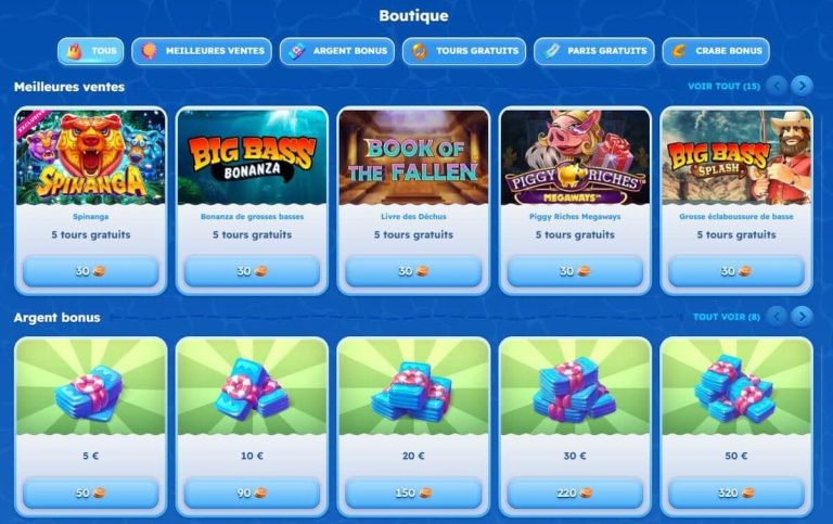 Spinfest Casino boutique