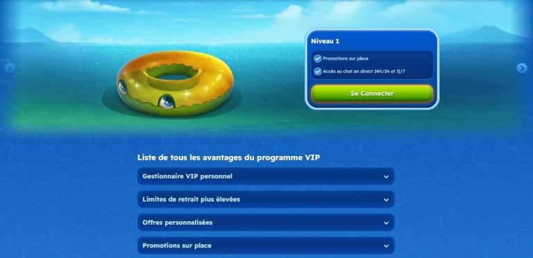 Spinfest Casino programme VIP