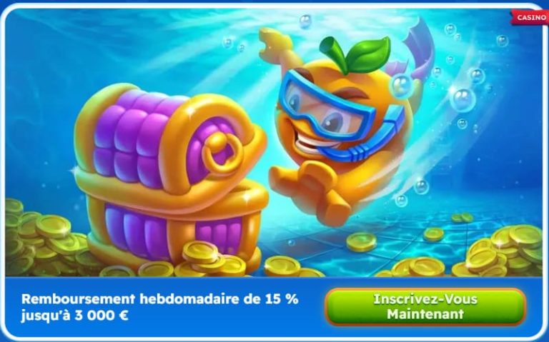 Spinfest Casino remboursement hebdomadaire